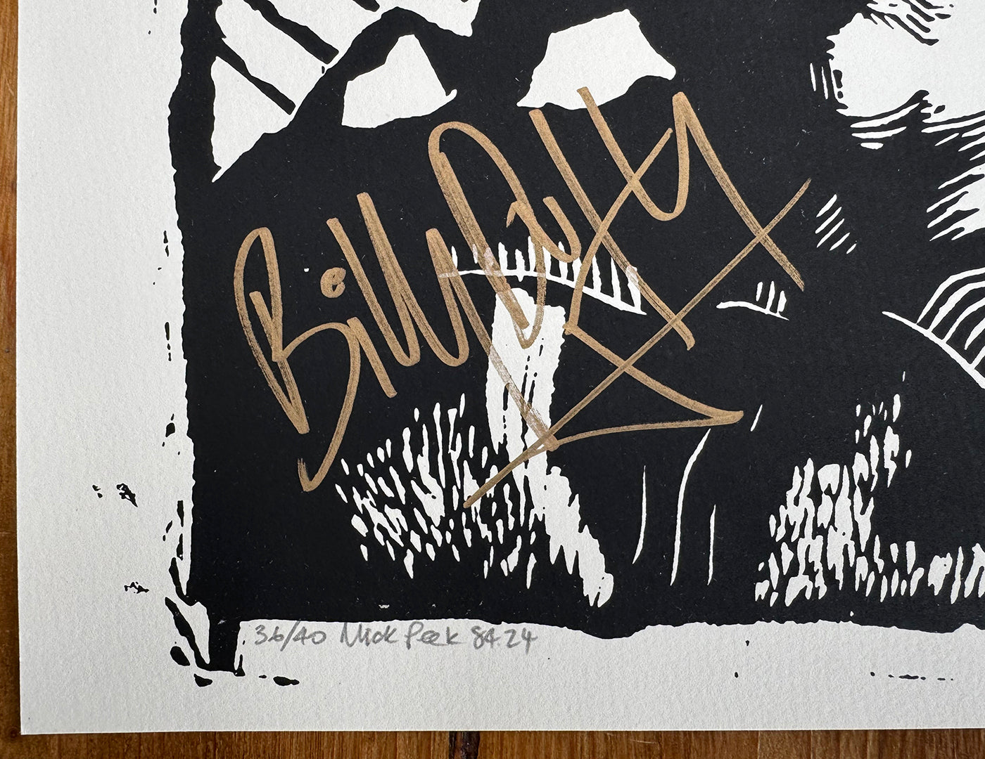 The Cult 1984 Ltd Edition Screen Print signed by Billy Duffy