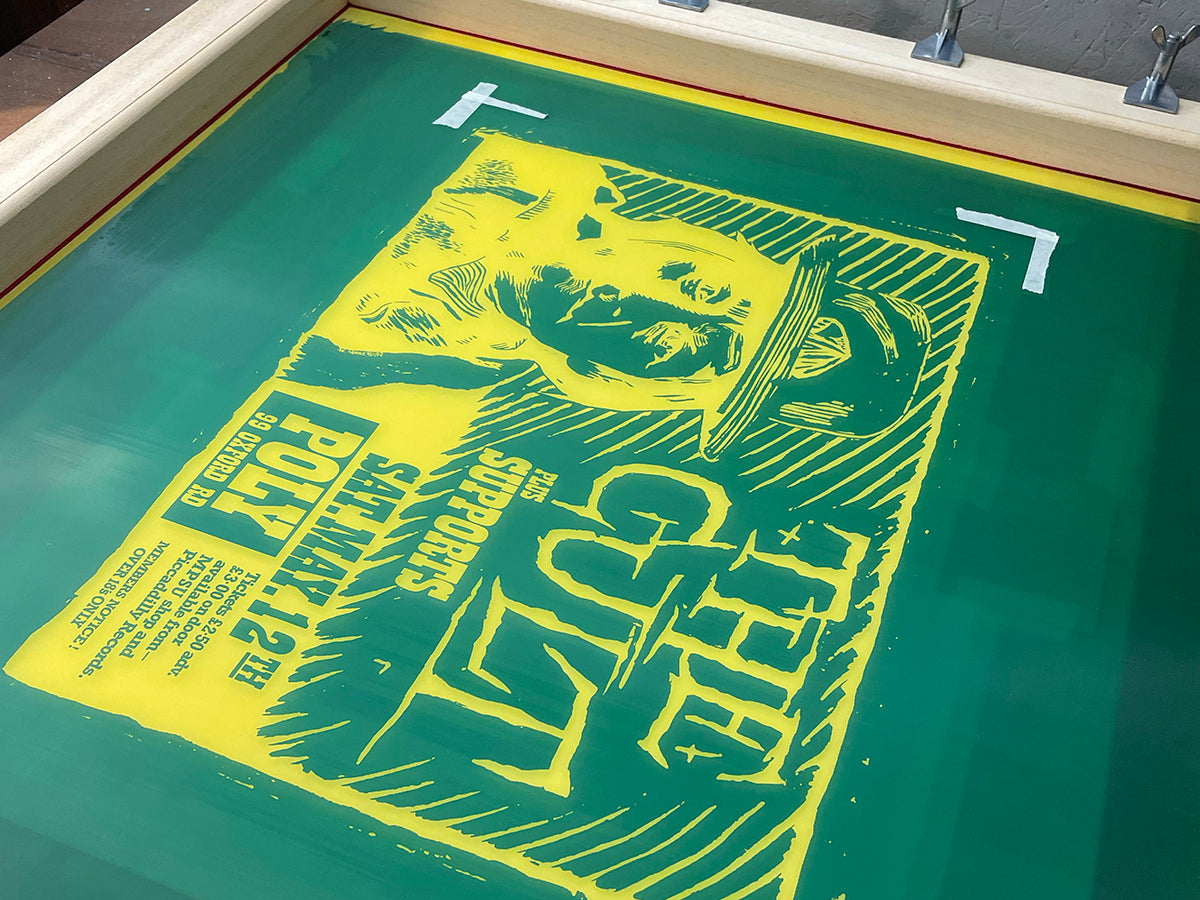 The Cult 1984 Ltd Edition Screen Print signed by Billy Duffy