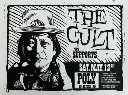 The Cult 1984 Ltd Edition Screen Print