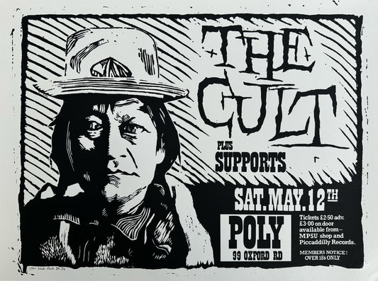 The Cult 1984 Ltd Edition Screen Print