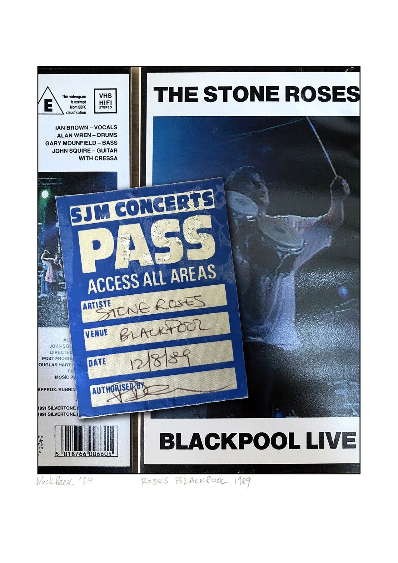 Stone Roses @ Blackpool – Mick Peek Design