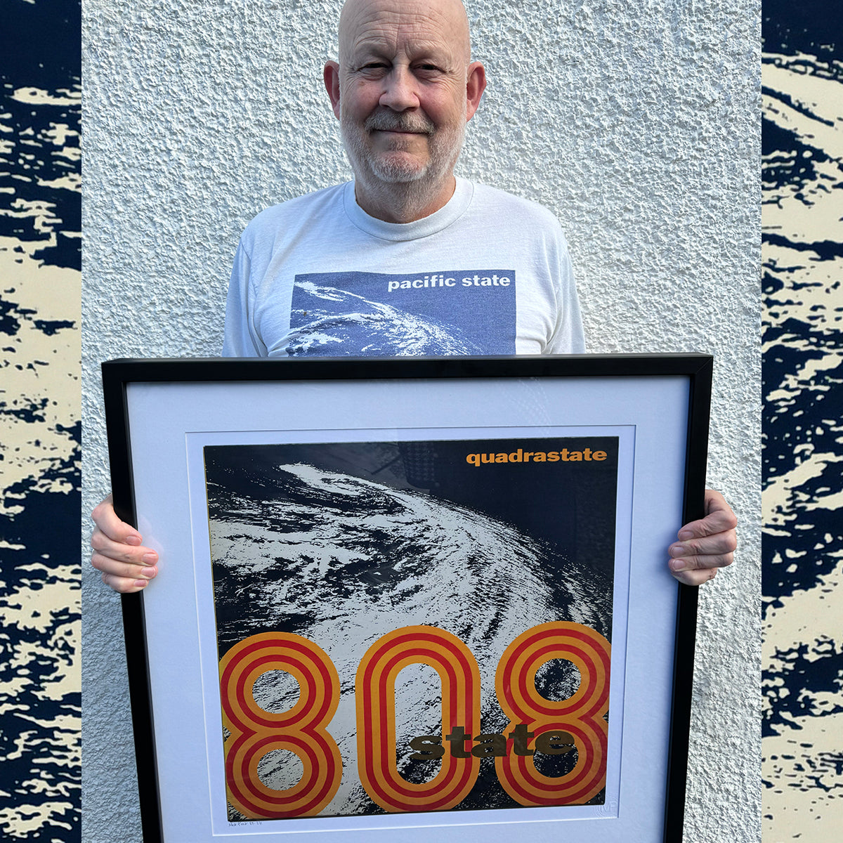 808 State "Quadrastate Ltd Edition Print 600x600mm